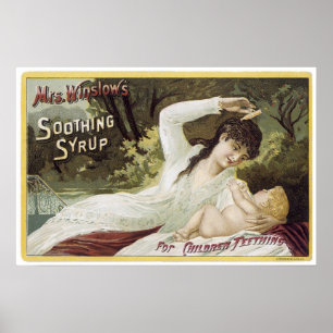Frau Winslows Soothing Sirup Poster