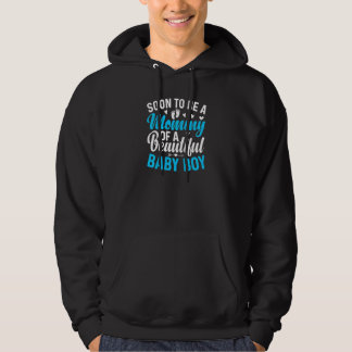 Frau wird bald Mama eines wunderschönen Babyjungen Hoodie