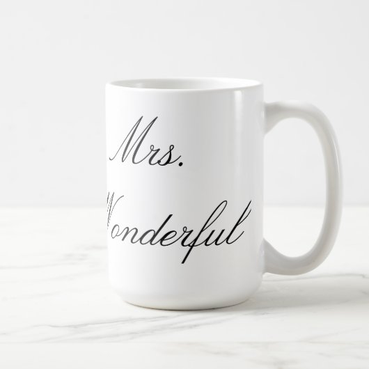 Frau Wonderful Mug Kaffeetasse (Rechts)