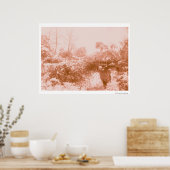 Frau Wood Gatherer Poster (Küche)