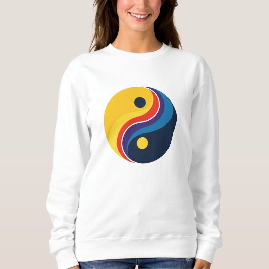 FRAU YIN YANG SWEATSHIRT (Vorderseite)
