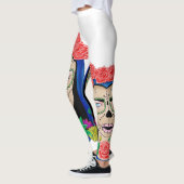 Frau Zombie Halloween Leggings (Links)