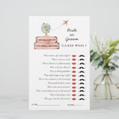 Frau zu verreisen. 'Ratess Who' Showspiel (Stehend Vorderseite)