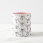 Frau Zweifarbige Tasse (Mittel)