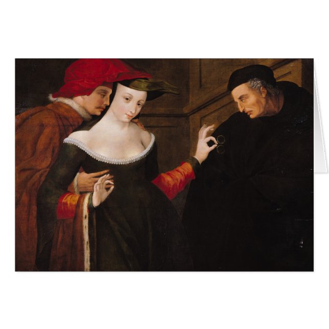 Frau zwischen zwei Alter (Vorderseite (Horizontal))