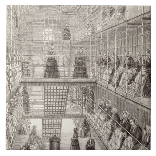 FrauConvicts bei der Arbeit während der stillen Fliese (Vorderseite)