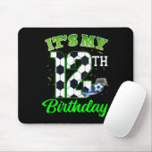 Frauen 12. Geburtstag Fußball Junge Mädchen Kinder Mousepad (Mit Mouse)