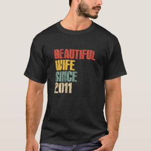 Frauen 12. Hochzeitstag für ihr handliches W T-Shirt