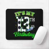 Frauen 13. Geburtstag Fußball Junge Mädchen Kinder Mousepad (Mit Mouse)