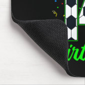 Frauen 14. Geburtstag Fußball Junge Mädchen Kinder Mousepad (Ecke)