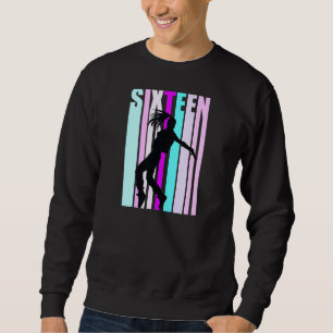 Frauen 16. Tanz Geburtstag für Mädchen Hiphop-Tänz Sweatshirt