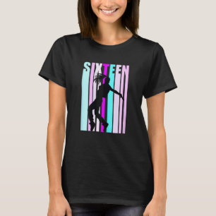 Frauen 16. Tanz Geburtstag für Mädchen Hiphop-Tänz T-Shirt