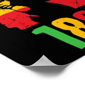 Frauen 1865 feiern Afrikanischer Tag der Freiheit  Poster (Ecke)