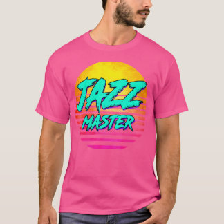 Frauen 1980S Retro Jazz Master T-Shirt