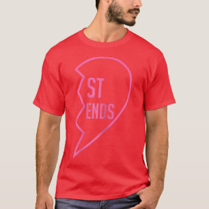 Frauen 1 Herz in 2 Beste Freundin T Matching BESTE T-Shirt