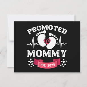 Frauen 1. Mama EST 2025 Neue Mommy Mothe Dankeskarte