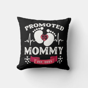 Frauen 1. Mama EST 2025 Neue Mommy Mothe Kissen