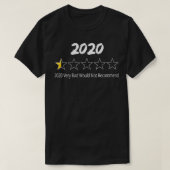 Frauen 2020 Halbstern sehr schlecht T-Shirt (Design vorne)