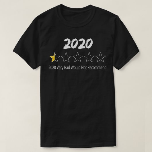 Frauen 2020 Halbstern sehr schlecht T-Shirt (Design vorne)