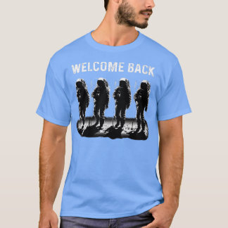 Frauen 2024 Raumfahrtmission "Planet des Mondes" T-Shirt