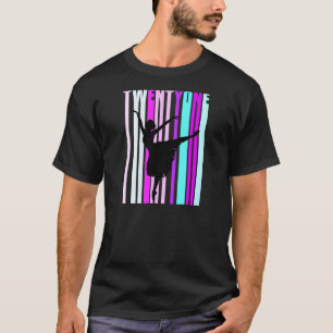 Frauen 21. Tanz Geburtstag für Frauen Elegante Kla T-Shirt