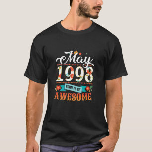 Frauen 23 Geburtstagskleidung Mai 1998 23 Jahre al T-Shirt