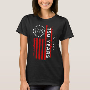 Frauen 250. Jahrestag Amerika T-Shirt