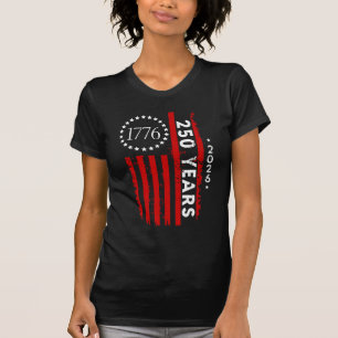 Frauen 250. Jahrestag Amerika T-Shirt