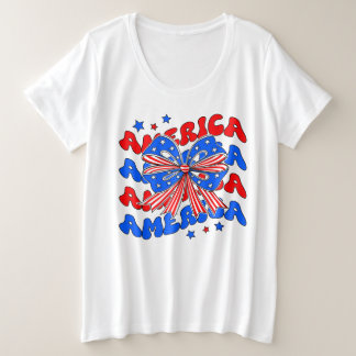 Frauen 250. Jubiläum 4. Juli Große Größe T-Shirt
