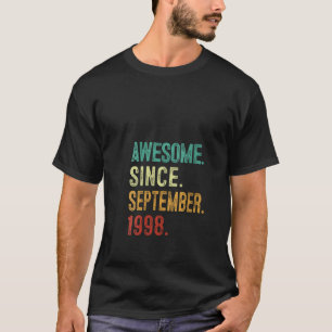Frauen 25. Geburtstag Phantastisch seit September T-Shirt