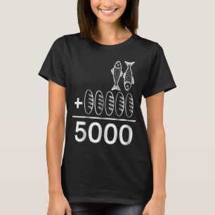 Frauen 2 Fische 5 Brote Jesus speist 5000 Christia T-Shirt