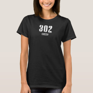 Frauen 302 Delaware Rough Stencil T-Shirt
