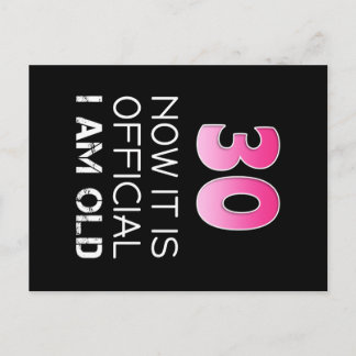 Frauen 30. Geburtstag Shirt Frauen lustig. Jetzt i Postkarte
