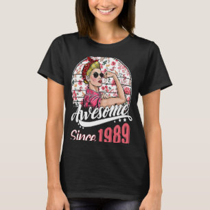 Frauen 34 Jahre alt Phantastisch seit 1989 34. Geb T-Shirt