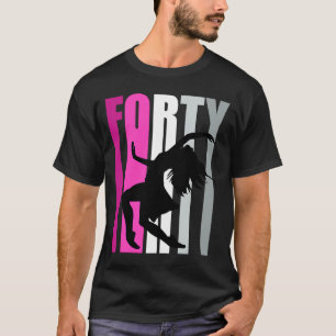 Frauen 40. Tanz Geburtstag Tänzerin Königin Contem T-Shirt
