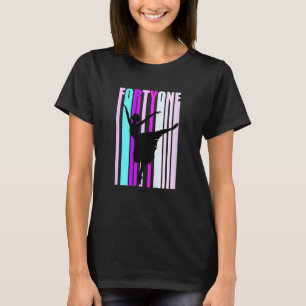 Frauen 41. Tanz Geburtstag für Frauen Elegante Kla T-Shirt