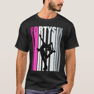 Frauen 46. Geburtstag Ice Skaten Queen Ice Skater T-Shirt