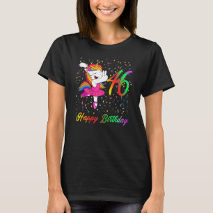 Frauen 46 Jahre alt Geburtstag Glückwunsch Geburts T-Shirt
