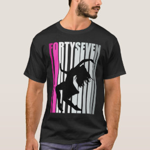 Frauen 47. Tanz Geburtstagsängerin Königin Contemp T-Shirt