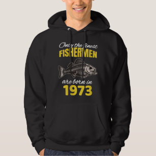 Frauen 49. Geburtstag Fischer sind 1973 Geboren F Hoodie