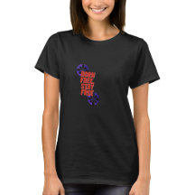 Frauen 4. Juli Patriotisches T-Shirt USA-Flagge