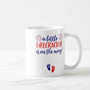 Frauen 4. Juli Schwangerschaft Ankündigung Shirt C Kaffeetasse