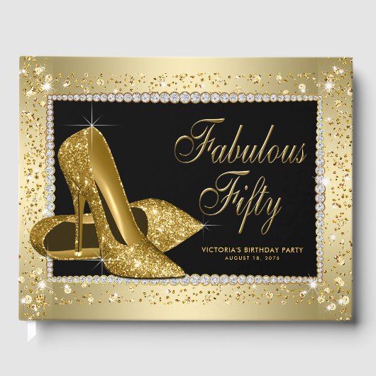 Frauen 50. Geburtstagsparty Gästebuch (Vorderseite)