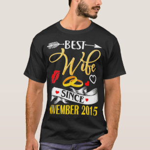 Frauen 5. Hochzeitstag Beste Ehefrau seit 2 Jahren T-Shirt