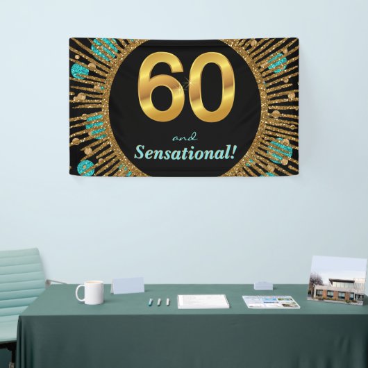 Frauen 60. Geburtstagsbanner Banner (Messeveranstaltung)