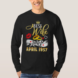 Frauen 65 Hochzeitstag Outfit Beste Ehefrau Sin T-Shirt