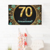 Frauen 70. Geburtstagsbanner Banner (Insitu)