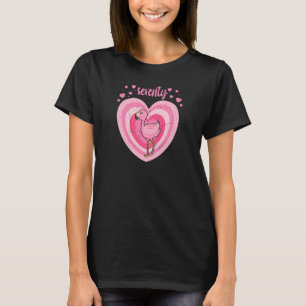 Frauen 70 Jahre alt Niedlich Flamingo Geburtstagsk T-Shirt