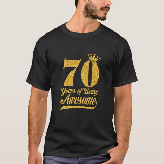 Frauen 70 Jahre Phantastisch 70. Geburtstag T-Shirt (Vorderseite)