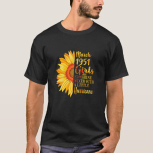 Frauen 71 Jahre alt Geboren im März 1951 71. Gebur T-Shirt